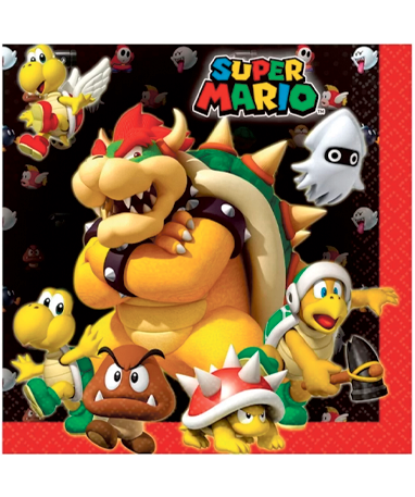 Super Mario Servietter - 20 Stk