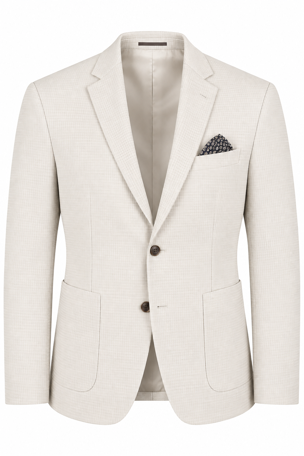 Pre End - Malthe Blazer I Lys Sand Med Skygge Tern
