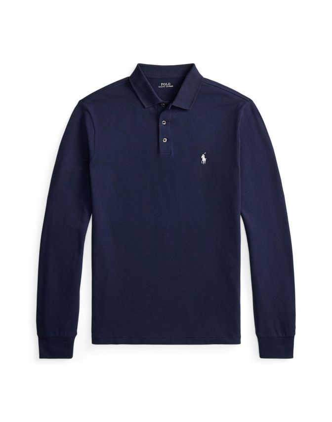 Lskccmslm4-long Sleeve-polo Shirt