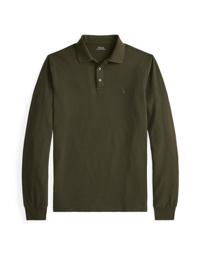 Lskccmslm4-long Sleeve-polo Shirt