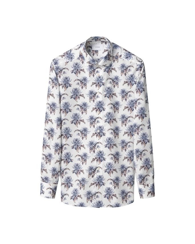 Floral Print Signature Twill Shirt