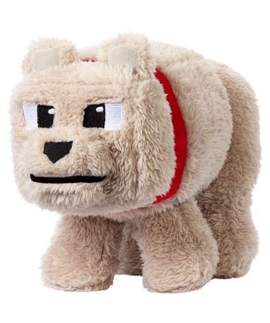 Minecraft Beige Ulv Bamse 20 Cm