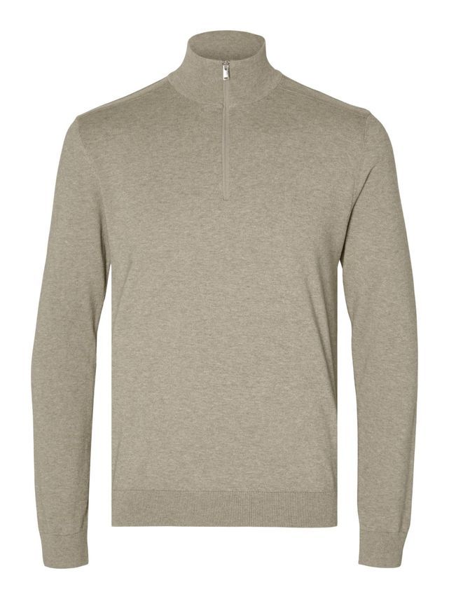 Slhberg Half Zip Cardigan B No