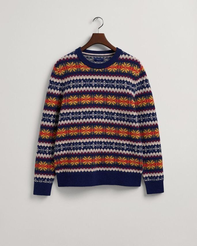 D2  Fair Isle C-neck