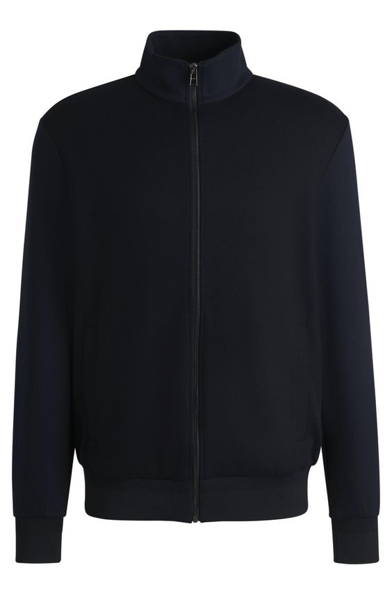 BOSS Black Lynlås Sweatshirt – Komfortabel og Stilfuld