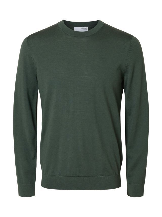 Slhtray Ls Knit Merino Crew Neck No
