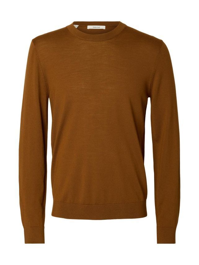 Slhtray Ls Knit Merino Crew Neck No