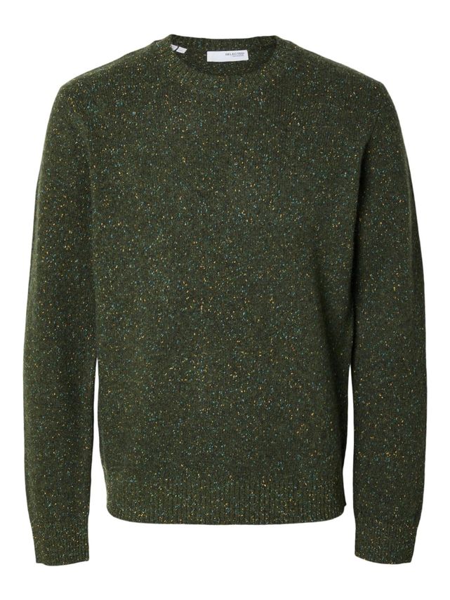 Slhneil Ls Knit Neps Crew Neck