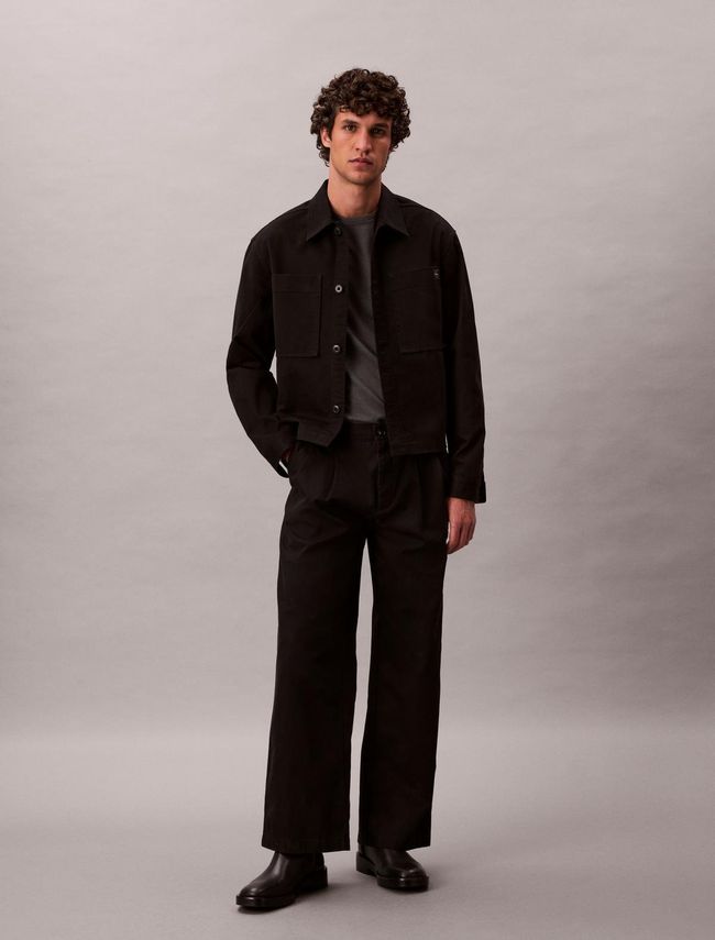 Cotton Pleated Half Elastic Pant