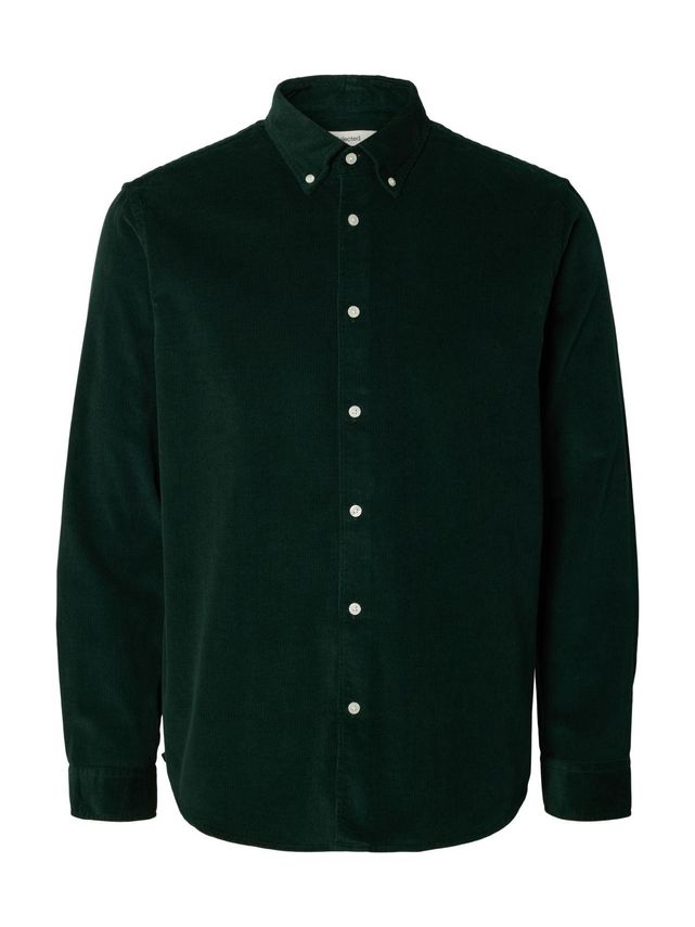 Slhregdanni Cord Bd Ls Shirt Noos