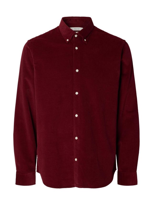 Slhregdanni Cord Bd Ls Shirt Noos
