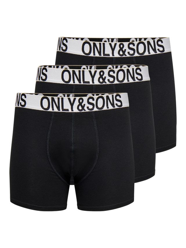 Onsbasic Solid Boxer 3pack Noos