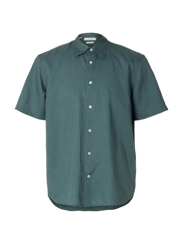 Slmregclaus Clay Linenblend Ss Sht