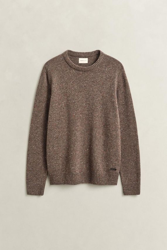 Wool Blend Neps C-neck