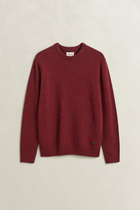 Wool Blend Neps C-neck
