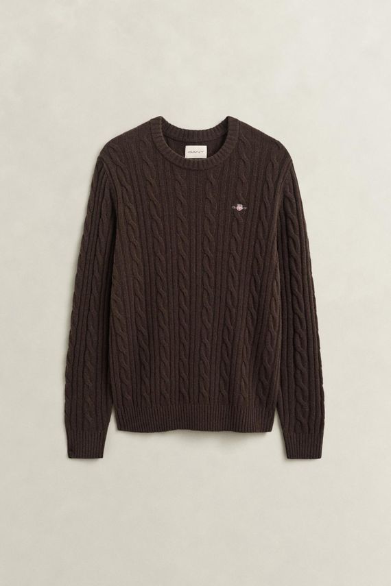 Lambswool Cable C-neck