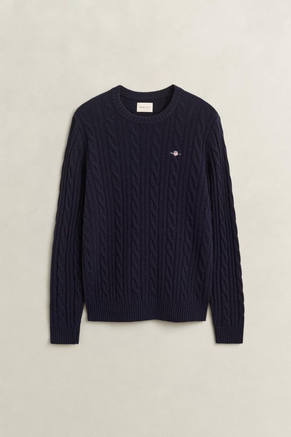 Lambswool Cable C-neck