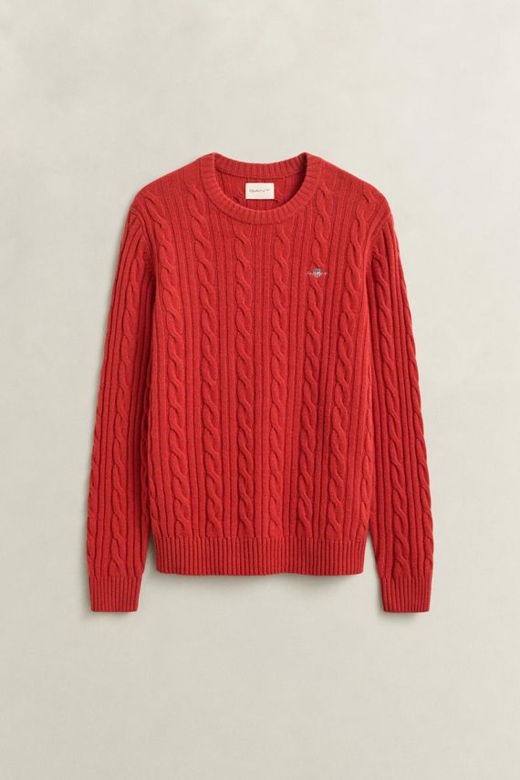 Lambswool Cable C-neck