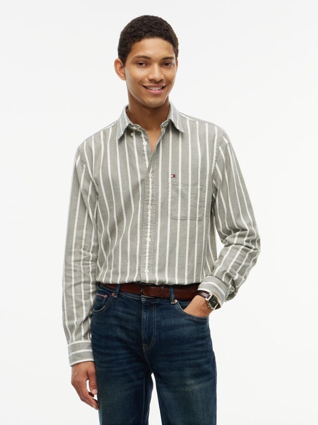 Flannel Stripe Rf Shirt
