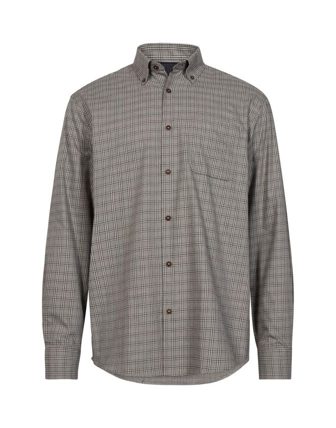 Black Blue Shirt L S Reg  Fit