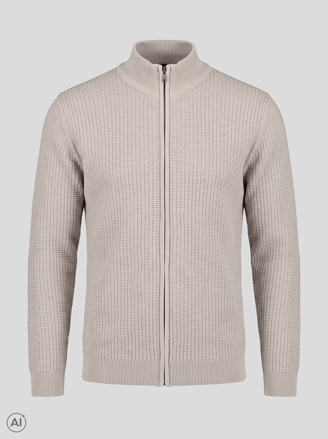 Pre End - Murphy Strik Cardigan I Lys Sand