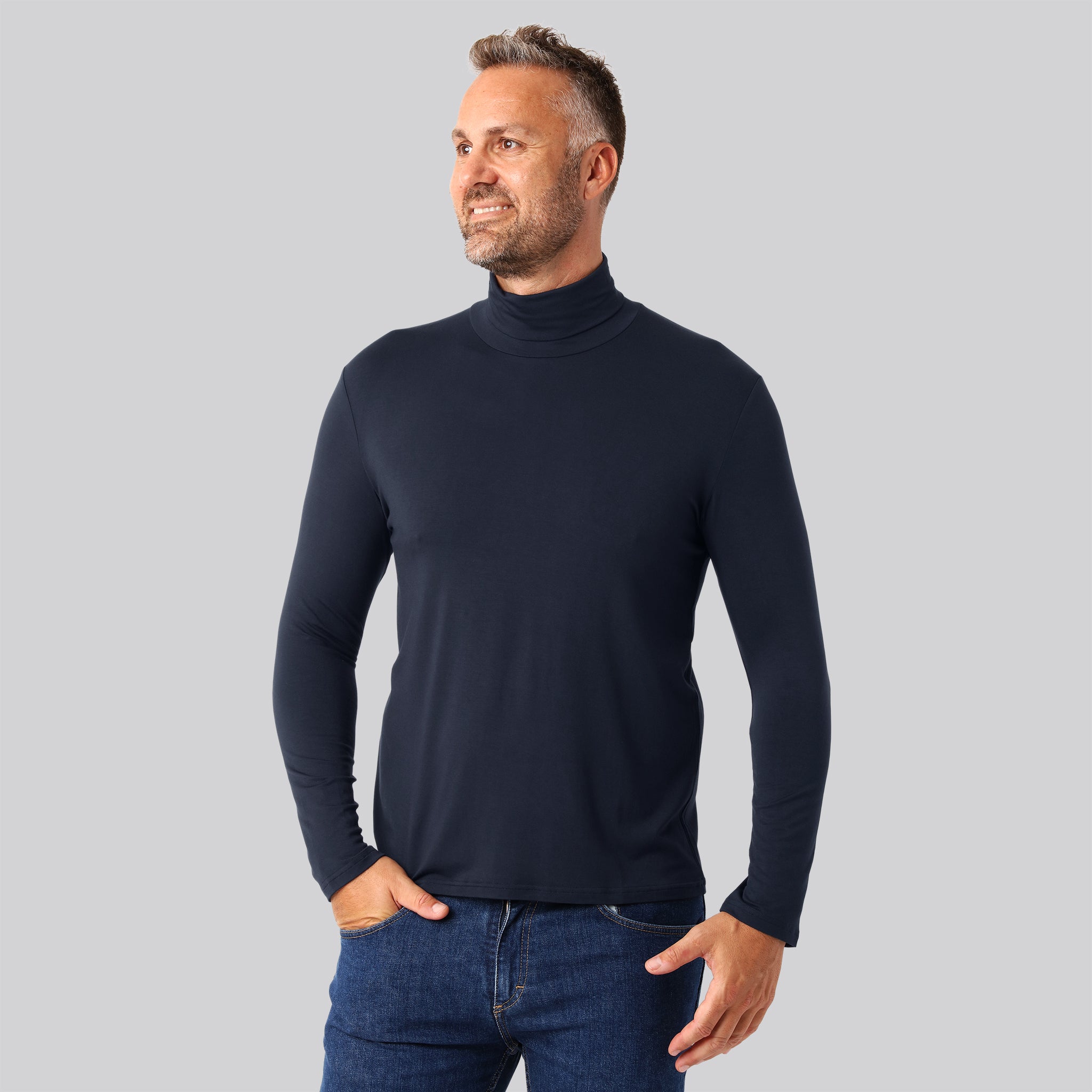Bambus Rullekrave Navy Mænd