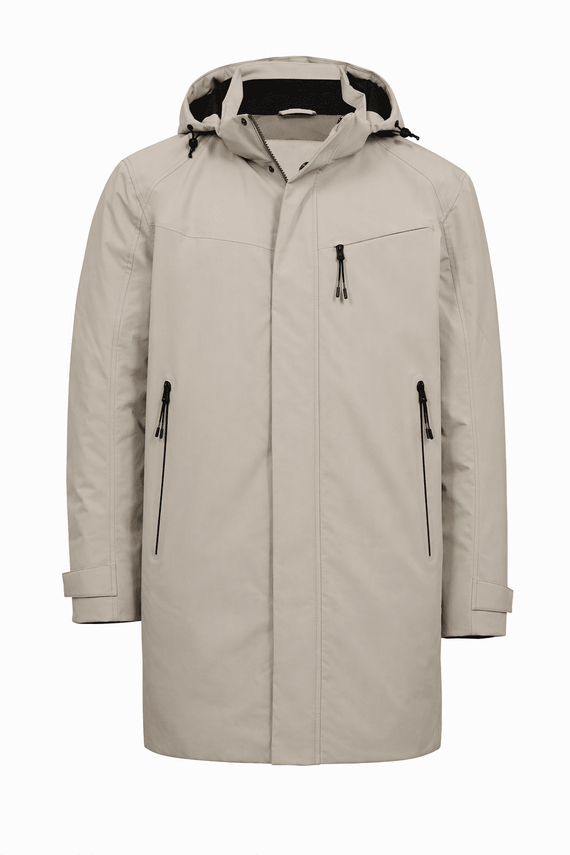 Coated Coat Modern Fit