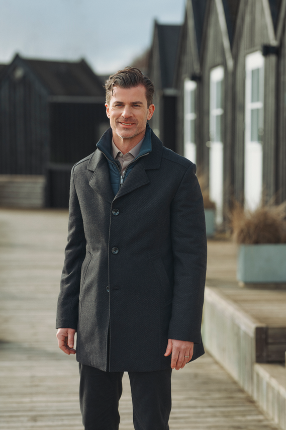 Mens Wool Jacket Regular Fit