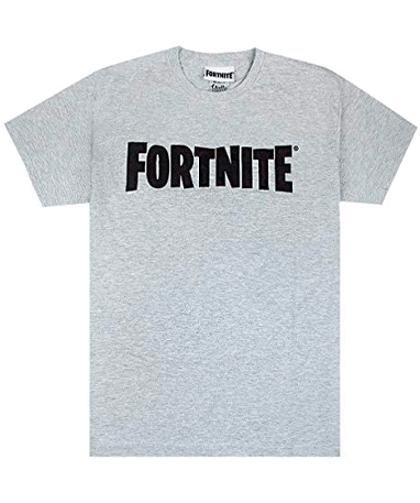 Fortnite Grå T-shirt Til Børn 14 år