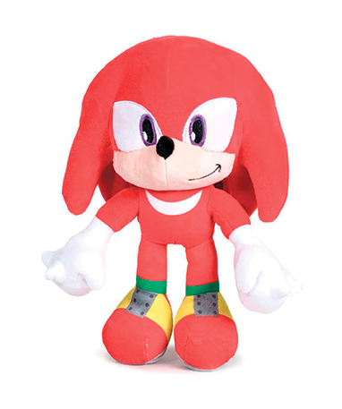 Knuckles 30cm Bamse - Sonic The Hedgehog