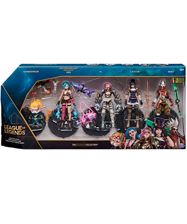 League Of Legends 10cm 5 Stk Figurpakke