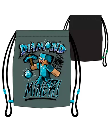 Minecraft Sportstaske - Gymnastiktaske