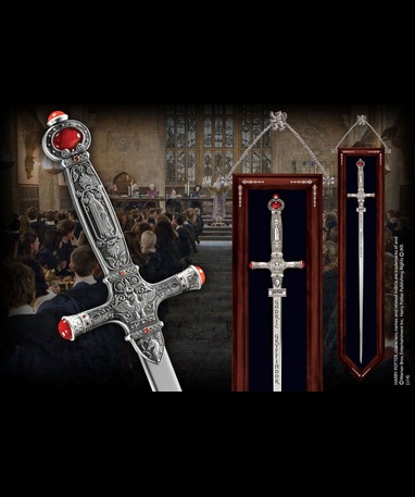 Harry Potter Godric Gryffindors Sværd Med Træplade
