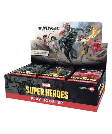 Magic: The Gathering Marvel Super Heroes Play Booster Display På Tysk 30 Pakker