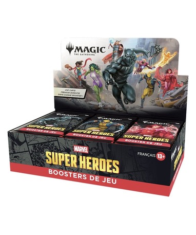 Magic: The Gathering Marvel Super Heroes Play Booster Display På Fransk 30 Pakker