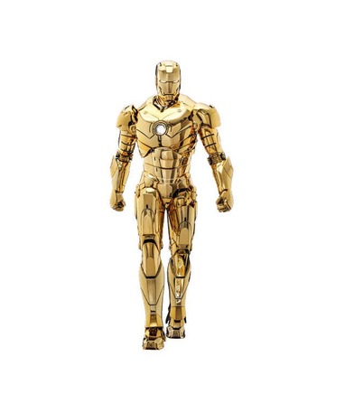 Hot Toys Iron Man Mark Iii Golden Color Actionfigur I Skala 1 6