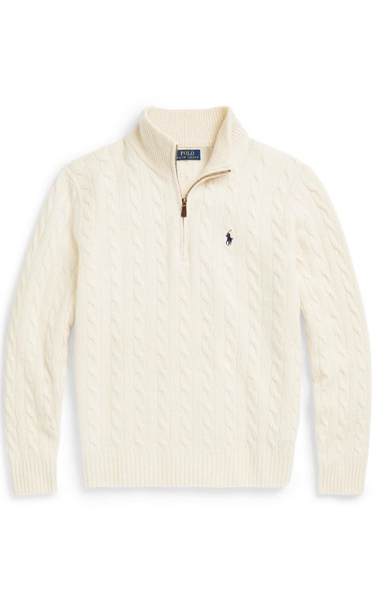 Lscablehzpp-long Sleeve-pullover