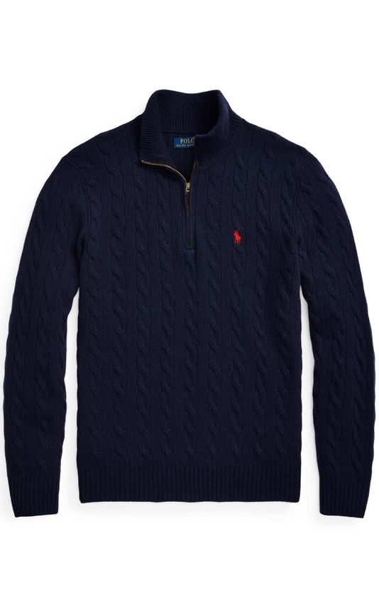 Lscablehzpp-long Sleeve-pullover