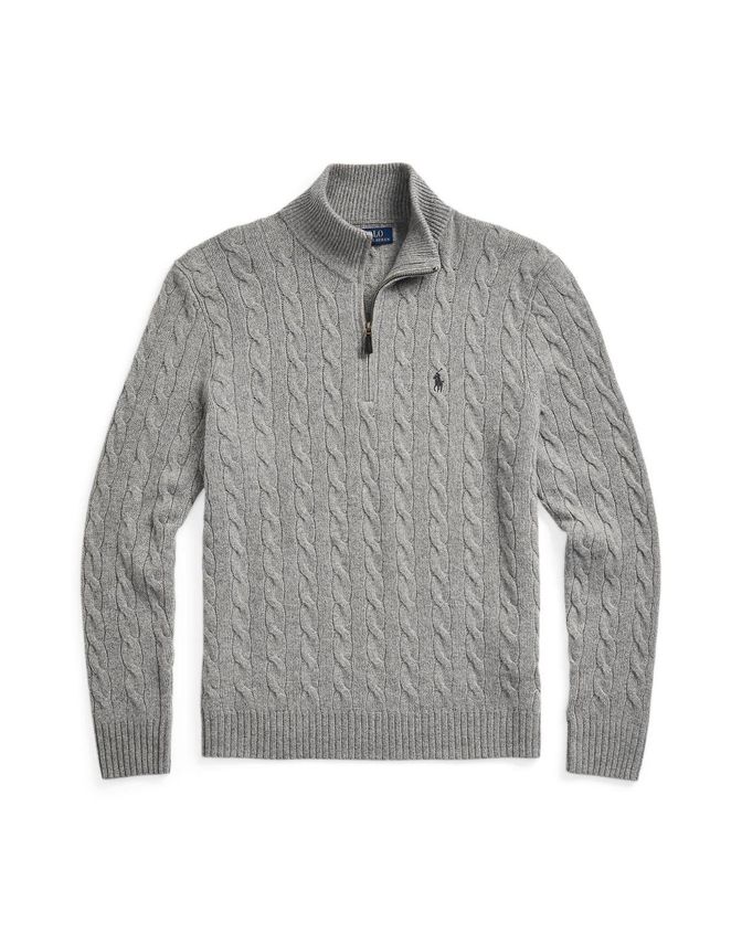 Lscablehzpp-long Sleeve-pullover