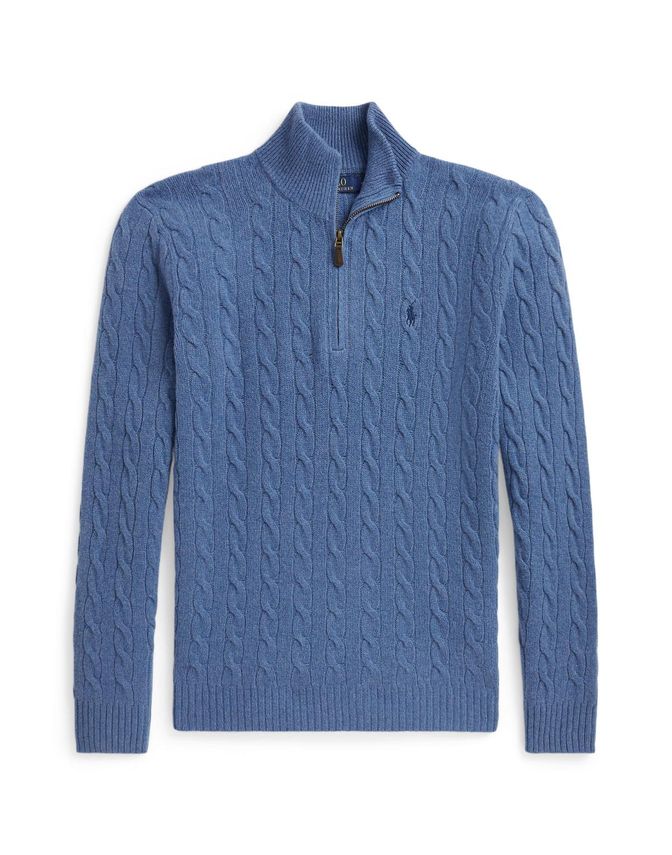Lscablehzpp-long Sleeve-pullover