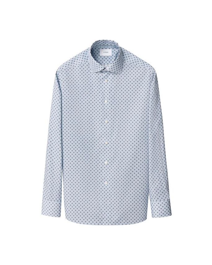 Geometric Print Signature Twill Shirt