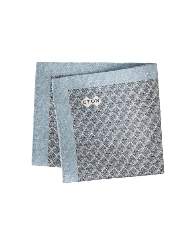 Geometric Silk Oxford Pocket Square
