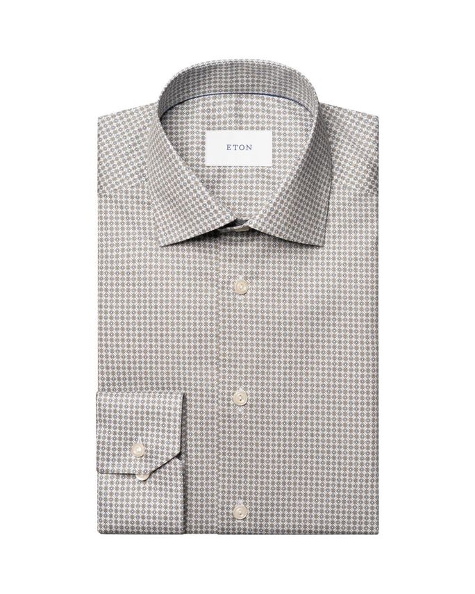 Micro Print Signature Twill Shirt