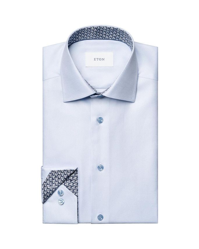 Textured Twill Effect Shirt